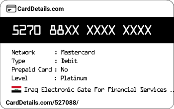 Card Details: 527088