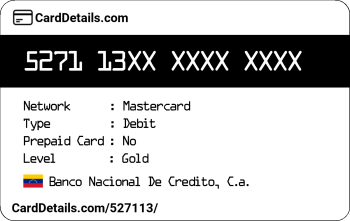 Card Details: 527113