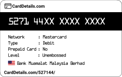 Card Details: 527144