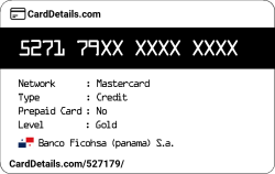 Card Details: 527179