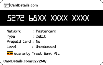 Card Details: 527268