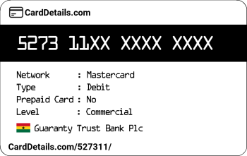 Card Details: 527311