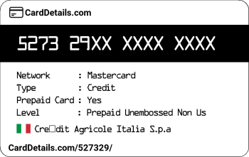 Card Details: 527329