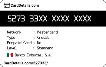 Card Details: 527333