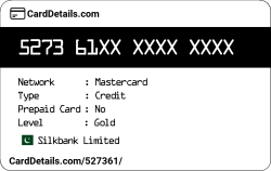 Card Details: 527361
