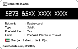 Card Details: 527385