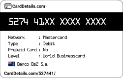 Card Details: 527441