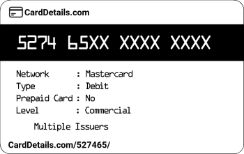Card Details: 527465