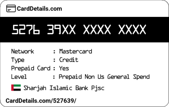 Card Details: 527639