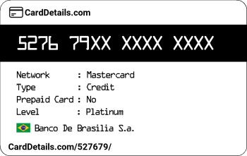 Card Details: 527679
