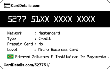 Card Details: 527751