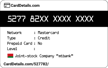 Card Details: 527782