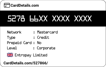 Card Details: 527866