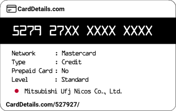 Card Details: 527927