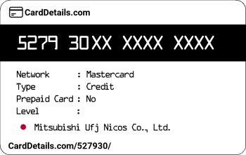 Card Details: 527930