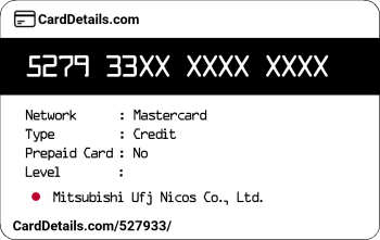 Card Details: 527933