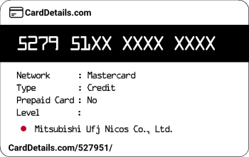 Card Details: 527951