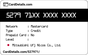 Card Details: 527971