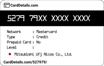 Card Details: 527979