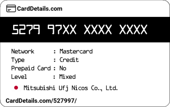 Card Details: 527997