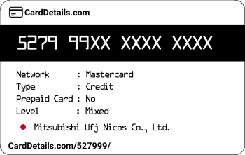 Card Details: 527999