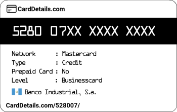 Card Details: 528007