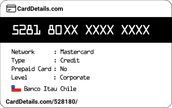 Card Details: 528180