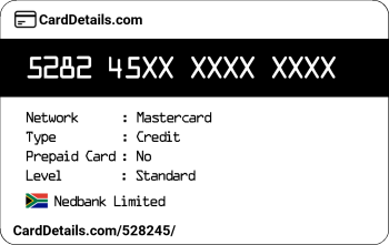 Card Details: 528245