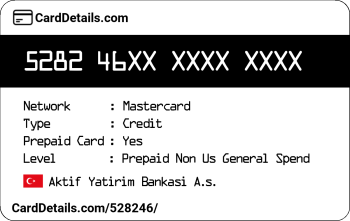 Card Details: 528246