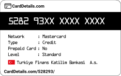 Card Details: 528293