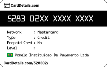 Card Details: 528302