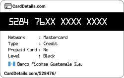 Card Details: 528476