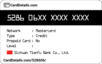 Card Details: 528606