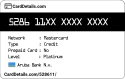 Card Details: 528611