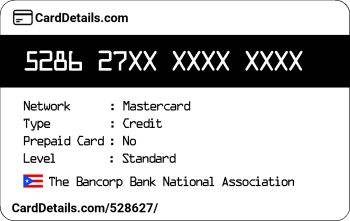 Card Details: 528627