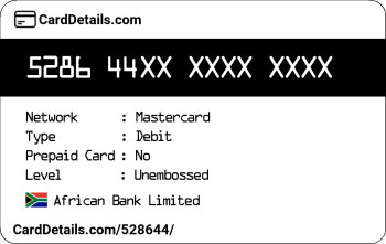 Card Details: 528644