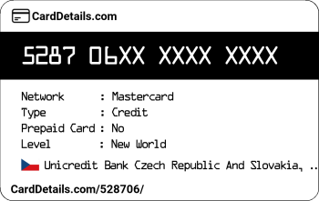 Card Details: 528706