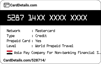 Card Details: 528714