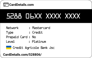 Card Details: 528806