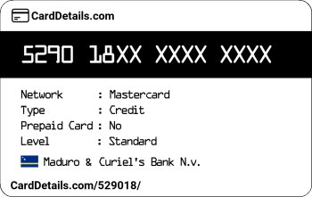 Card Details: 529018