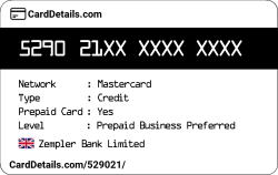 Card Details: 529021