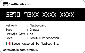 Card Details: 529093