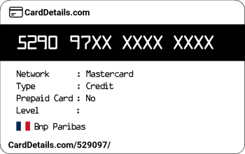 Card Details: 529097