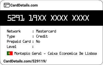 Card Details: 529119