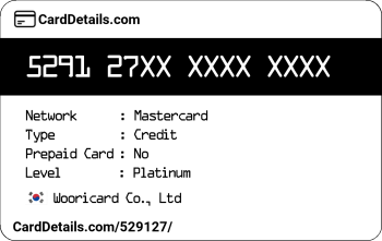 Card Details: 529127