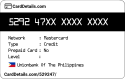 Card Details: 529247