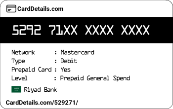 Card Details: 529271