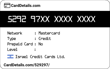 Card Details: 529297