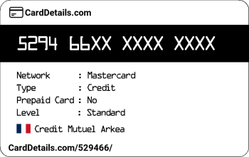 Card Details: 529466