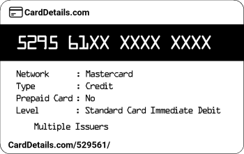 Card Details: 529561
